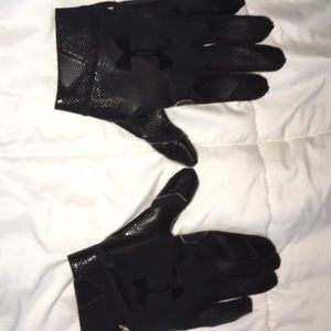 Men's UA Spotlight Football Gloves Black